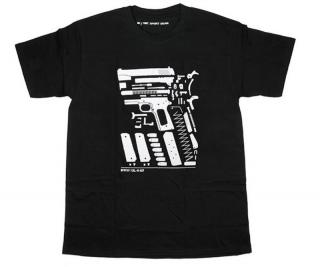 T-Shirt 1911 Cal.45 ACP Exploded View One Way drive by TMC